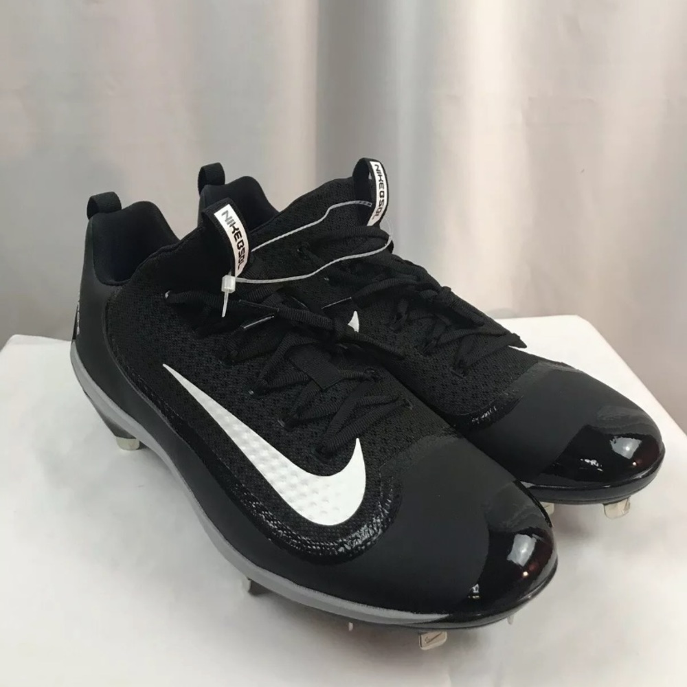 Nike Men's Huarache Cleat Sneakers Size 16 Black
